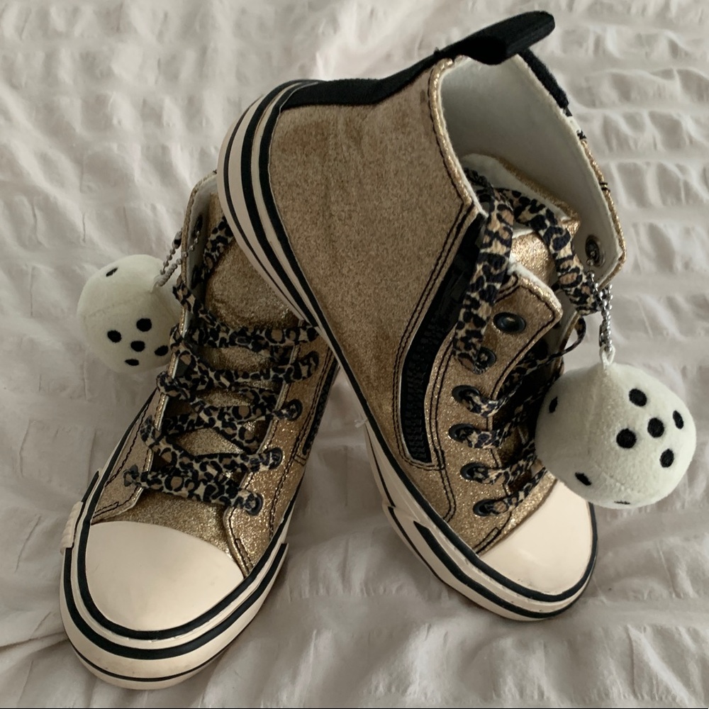 Zara girls high top sneakers